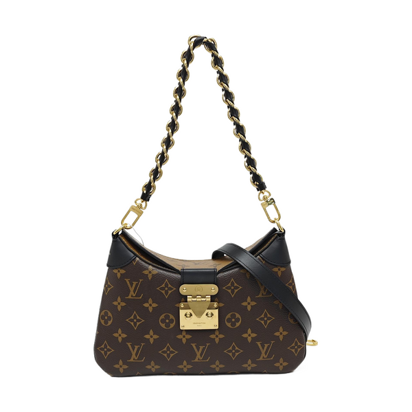 TWINNY Monogram Coated Canvas Brown