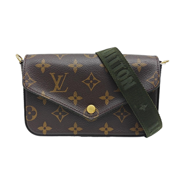 FÉLICIE Monogram Coated Canvas Brown