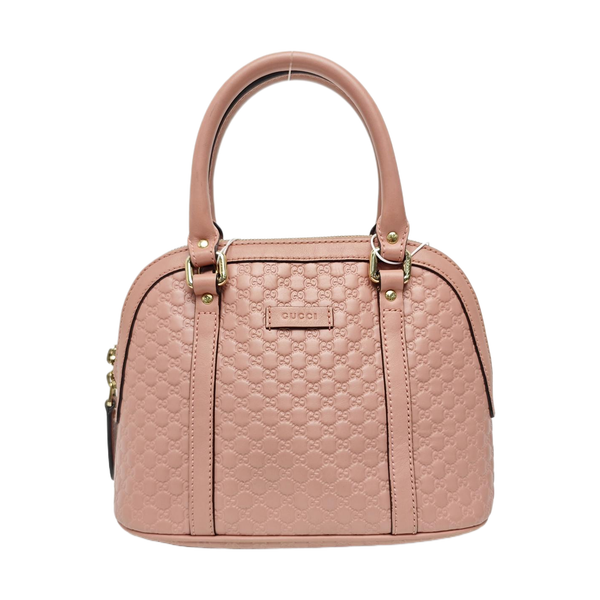 Microguccissima Monogram Calfskin Beige