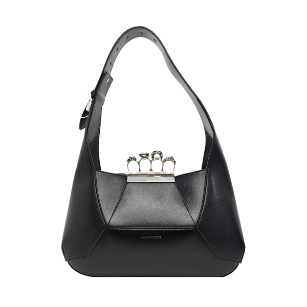 Calfskin Shoulder Bag Black