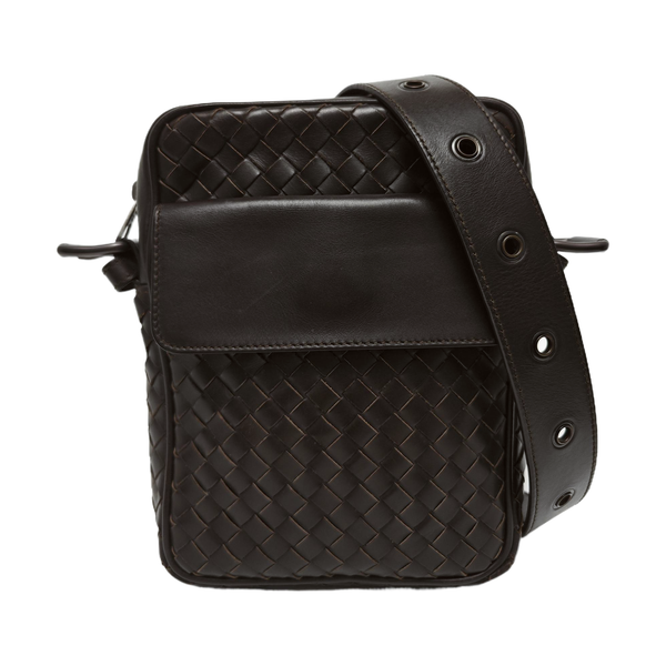 Calfskin Crossbody Bag Brown