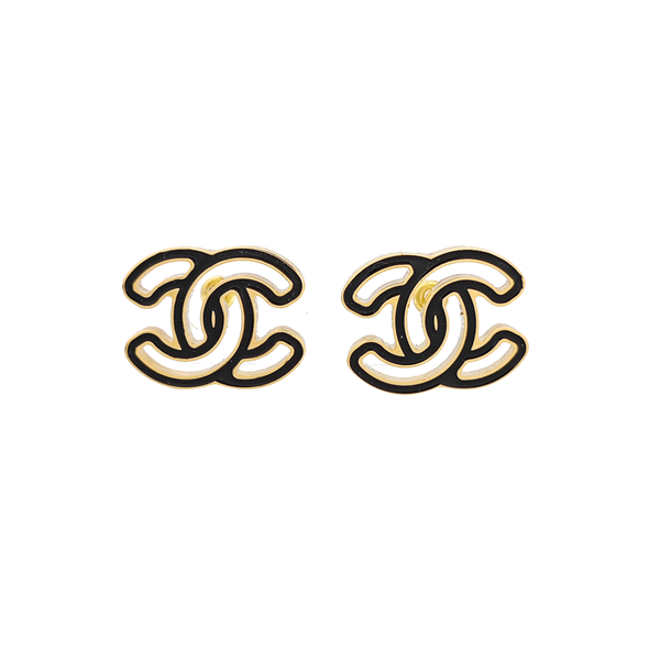 Metal Gold Stud Earrings