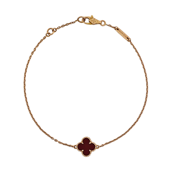 Sweet Alhambra 18k Rose Gold Bracelet