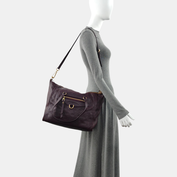 LUMINEUSE PM Monogram Calfskin Purple