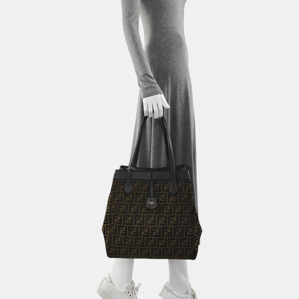 Canvas Shoulder Bag Brown