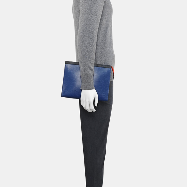 Pochette Voyag MM Epi Blue