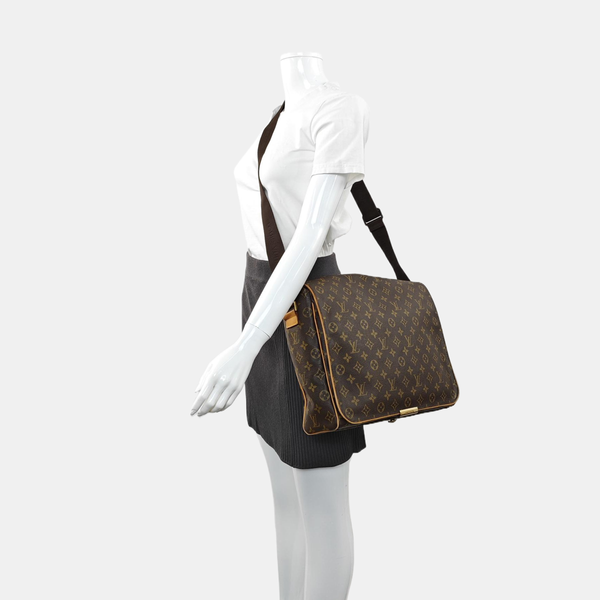 VALMY Monogram Coated Canvas Brown