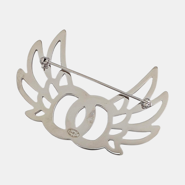 Metal Silver Brooch