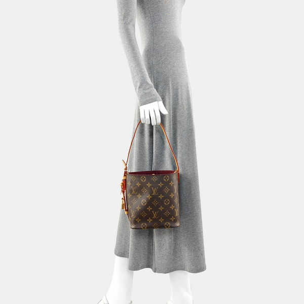 ALL IN Monogram Coated Canvas Brown