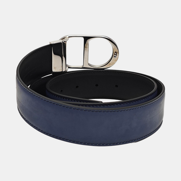 Leather Belt Blue