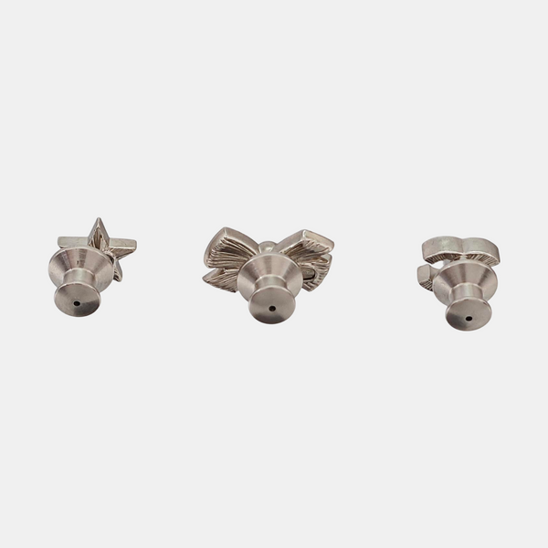 Metal Cufflink Silver