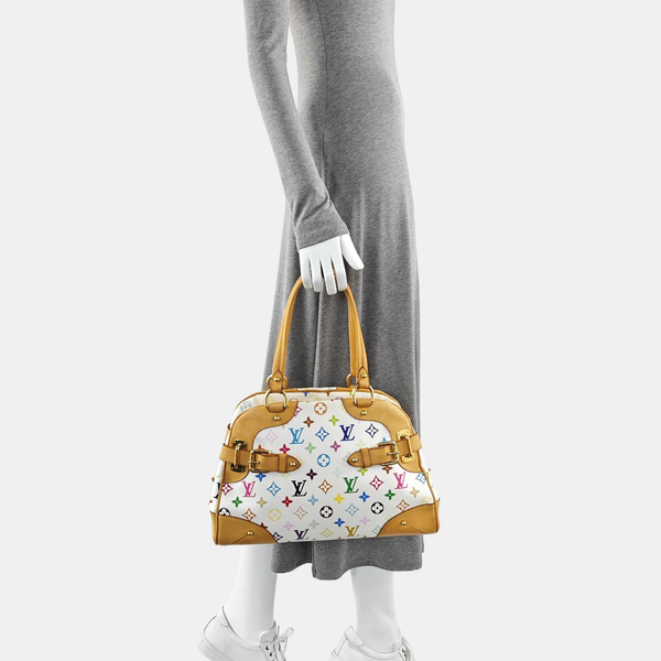 LV × TM CLAUDIA Monogram Coated Canvas White