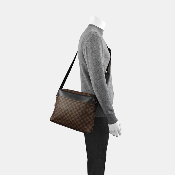 JAKE NM Damier Ebene Coated Canvas Brown
