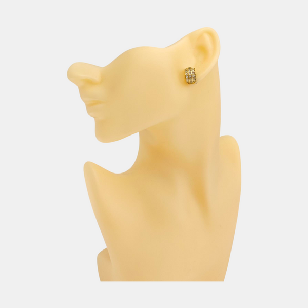 Metal Gold Clip On Earrings