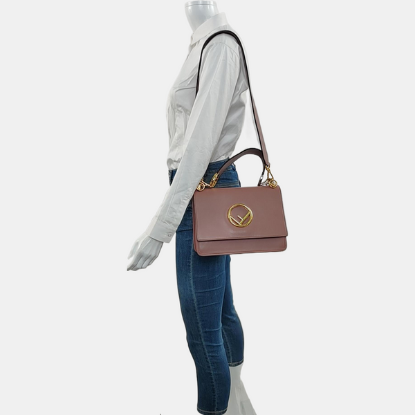 Authenticated pre-owned Kan I F Calfskin Beige - Shoulder Bag at Looply