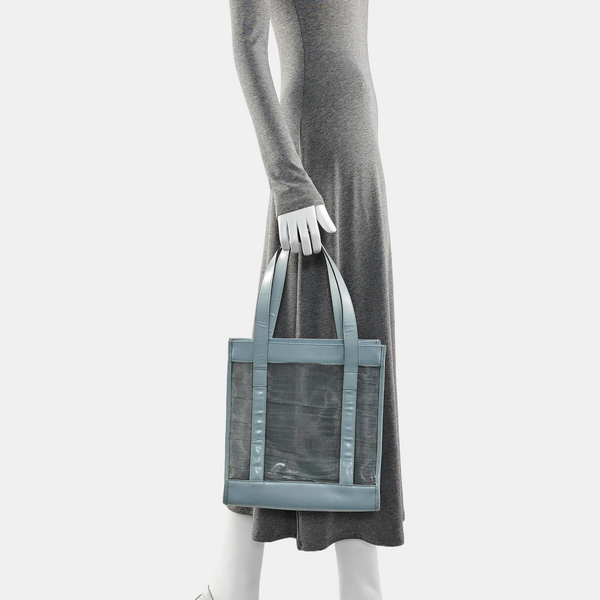 Special Material Tote Bag Blue
