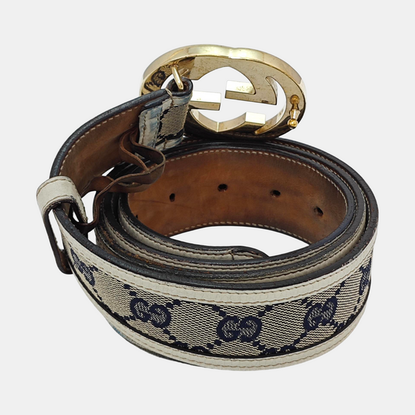 Fabric Belt Brown