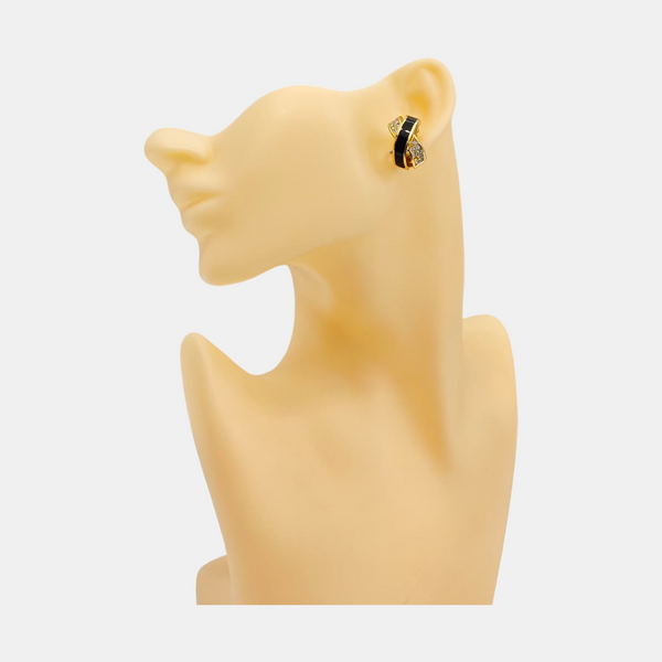 Metal Gold Clip On Earrings