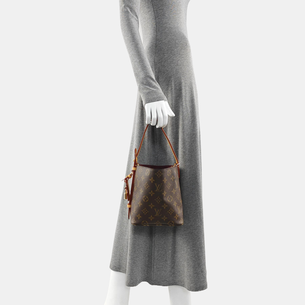 ALL IN BB Monogram Coated Canvas Brown