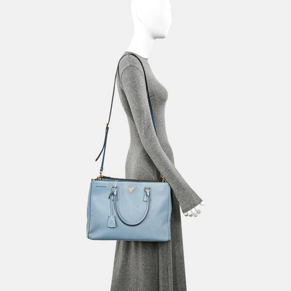 Galleria Extra Large Calfskin Blue