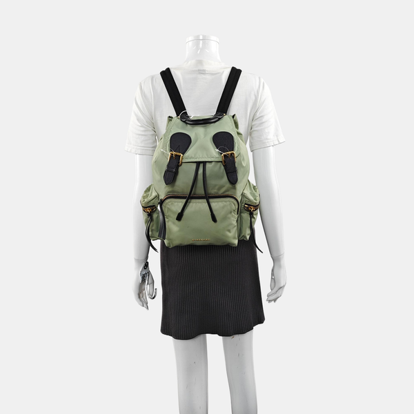 The Rucksack Medium Nylon Green