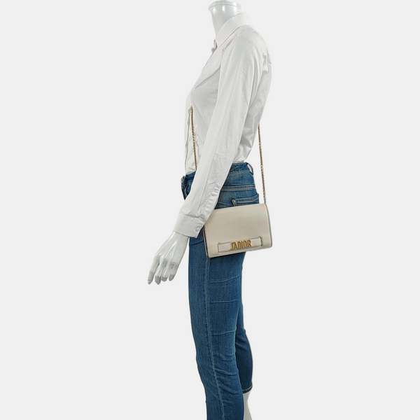 J'adior Calfskin White