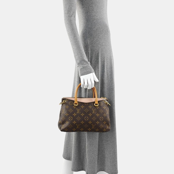 PALLAS BB Monogram Coated Canvas Brown