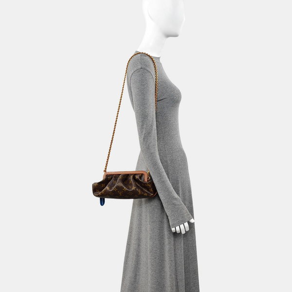 BOURSICOT Monogram Coated Canvas Brown
