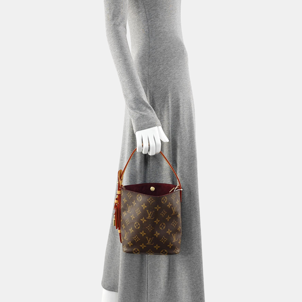 ALL IN Monogram Coated Canvas Brown