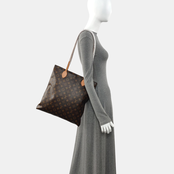 CARRY IT Monogram Coated Canvas Brown