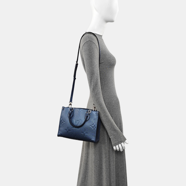 ONTHEGO PM Calfskin Blue