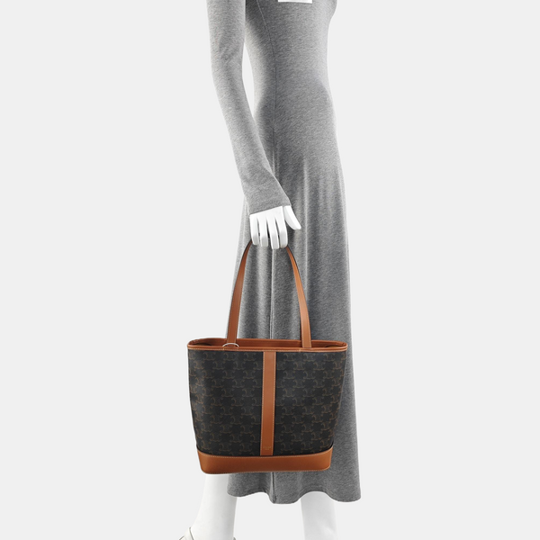 TRIOMPHE CANVAS Medium Coated Canvas Brown
