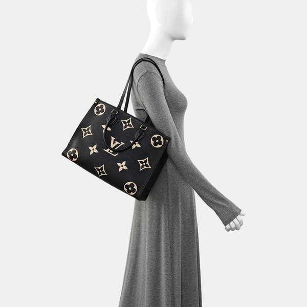 ONTHEGO MM Monogram Calfskin Black