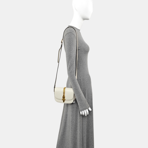 Sylvie 1969 Mini Calfskin White