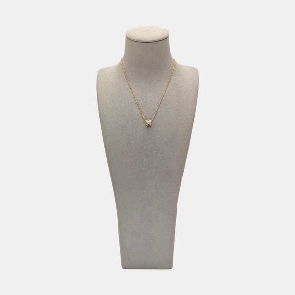 Pop H Metal Gold Necklace
