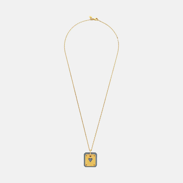 As De Coeur Metal Rose Gold Necklace