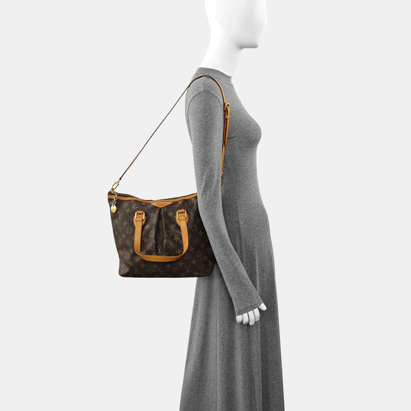 PALERMO PM Monogram Coated Canvas Brown
