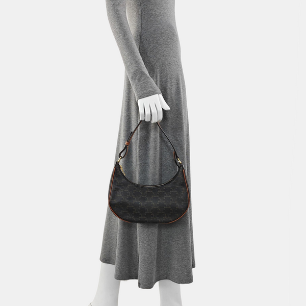 Authenticated pre-owned AVA Coated Canvas Brown - Shoulder Bag at Looply