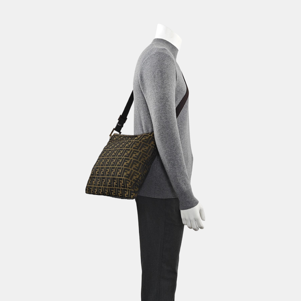 Fabric Tote Bag Brown