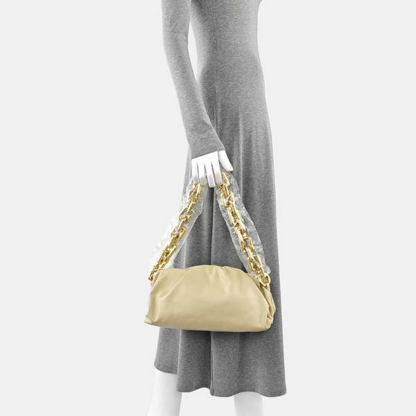 The Pouch Mini Calfskin Beige