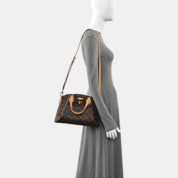 RIVOLI BB Monogram Coated Canvas Brown