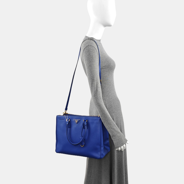Galleria Saffiano Calfskin Blue