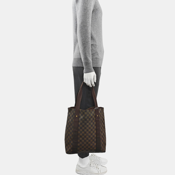 VINTAGE BEAUBOURG Damier Ebene Coated Canvas Brown