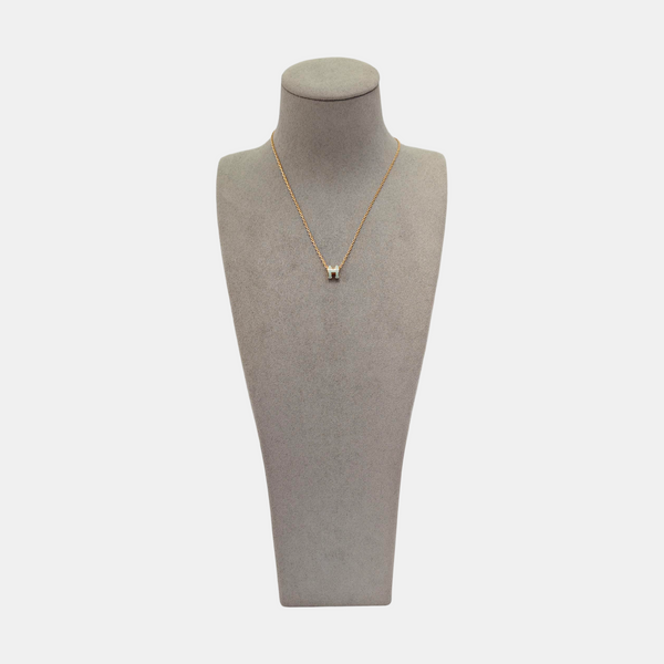 Pop H Metal Rose Gold Necklace