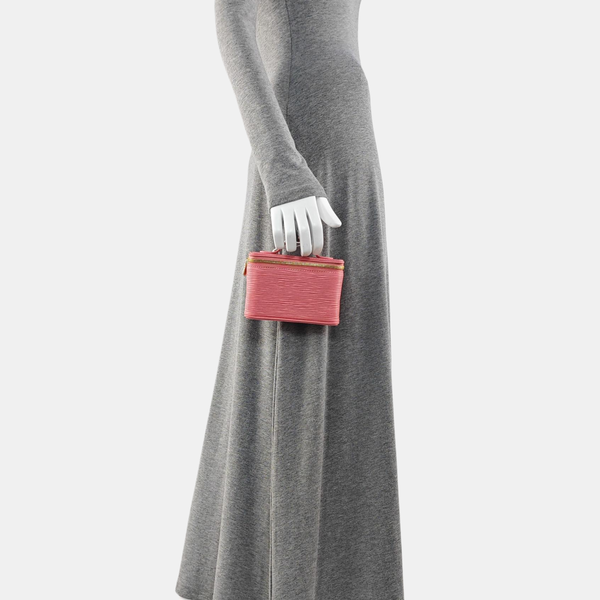 Epi Top Handle Bag Pink