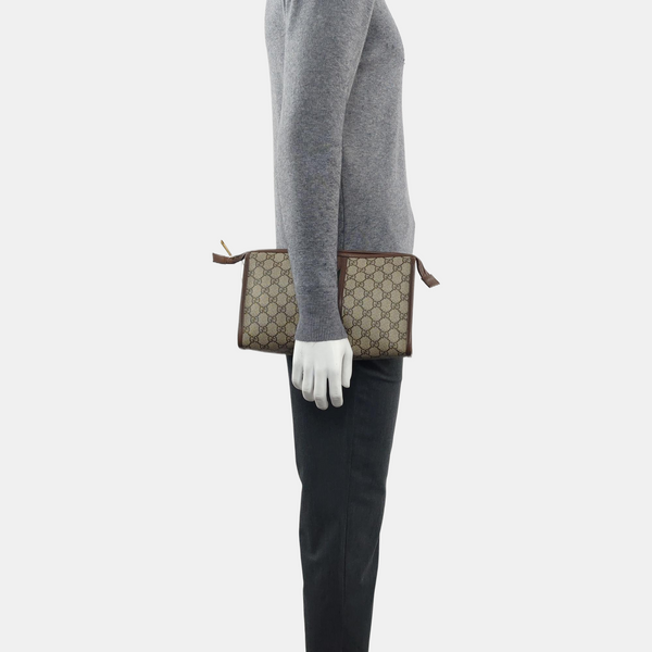 Ophidia Monogram Coated Canvas Beige