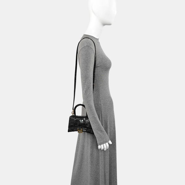 Hourglass XS Calfskin Black