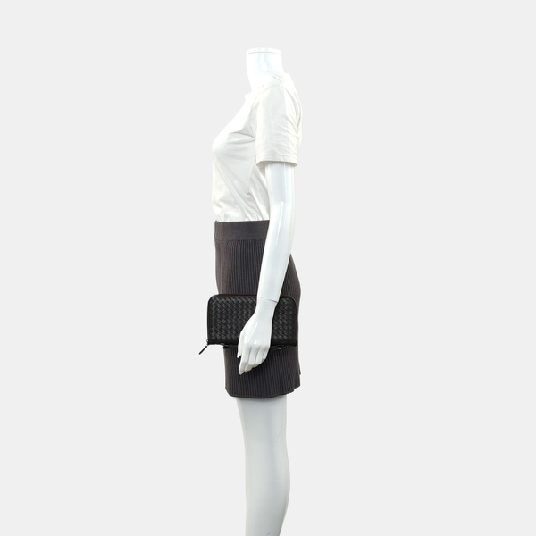 Calfskin Top Handle Bag Brown