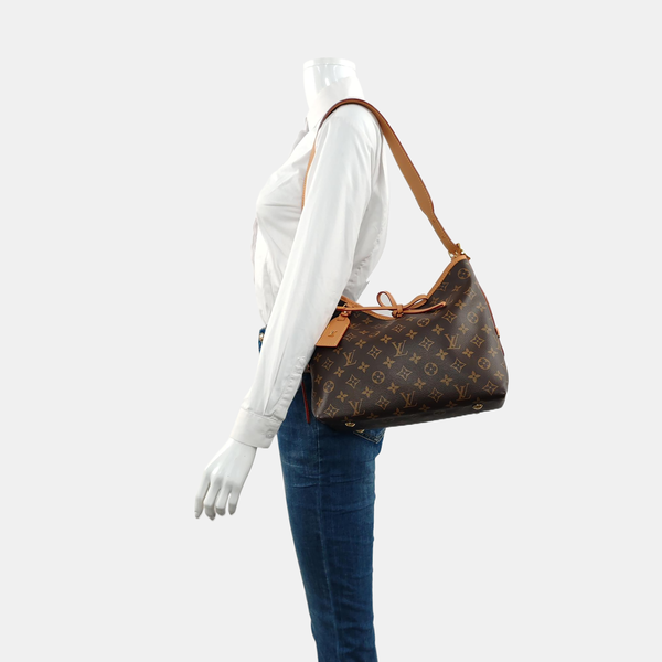 CARRYALL PM Monogram Coated Canvas Brown