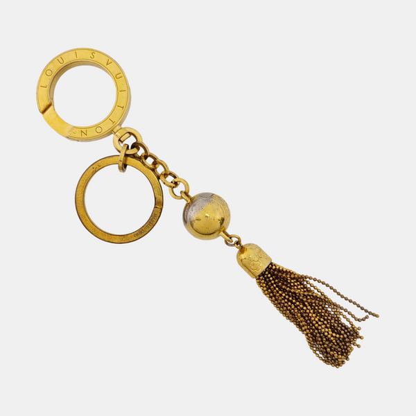 Metal Bag Charm Gold